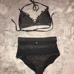 Black Triangle Top Bikini